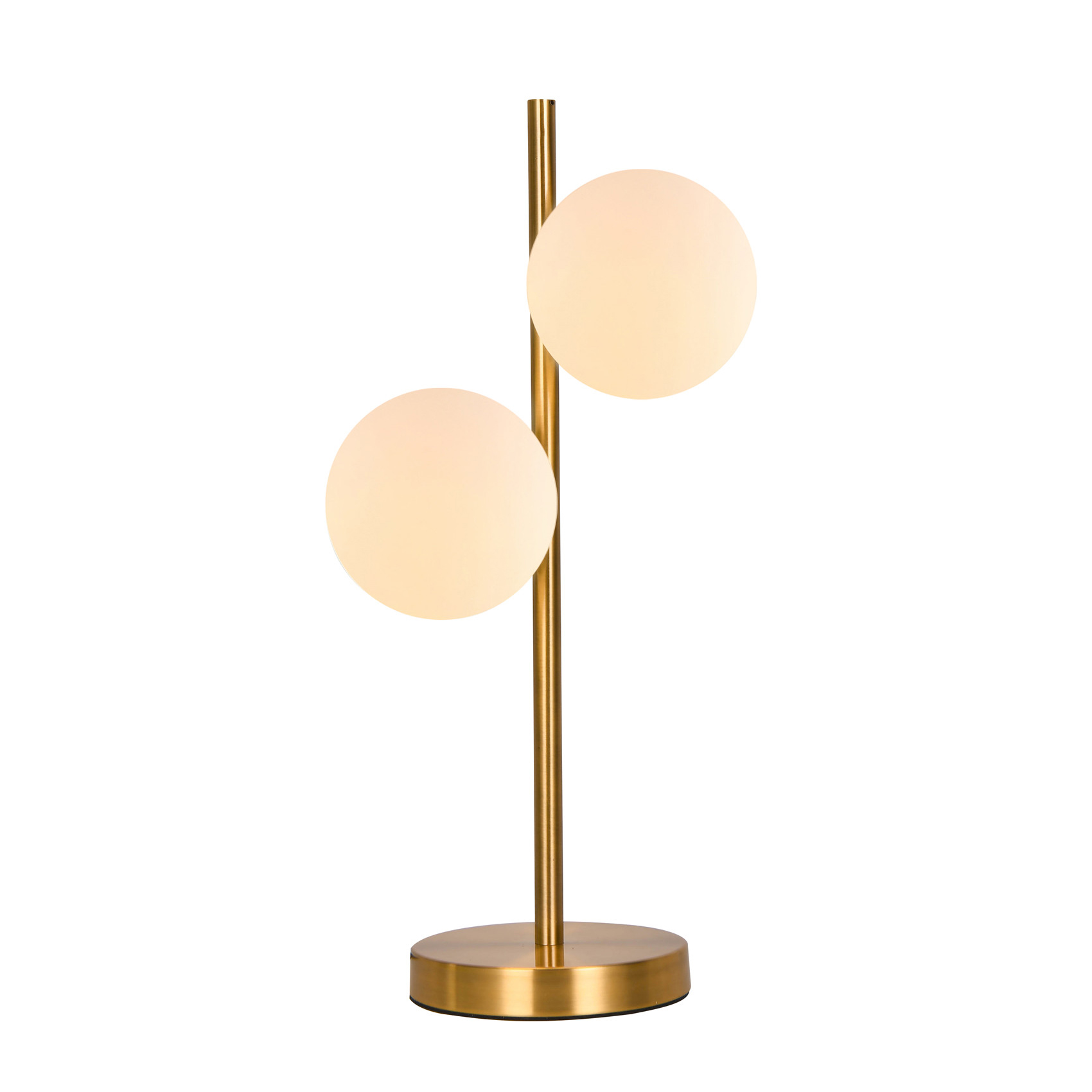 hot sale modern double glass table lamp luxury gold indoor table lamp