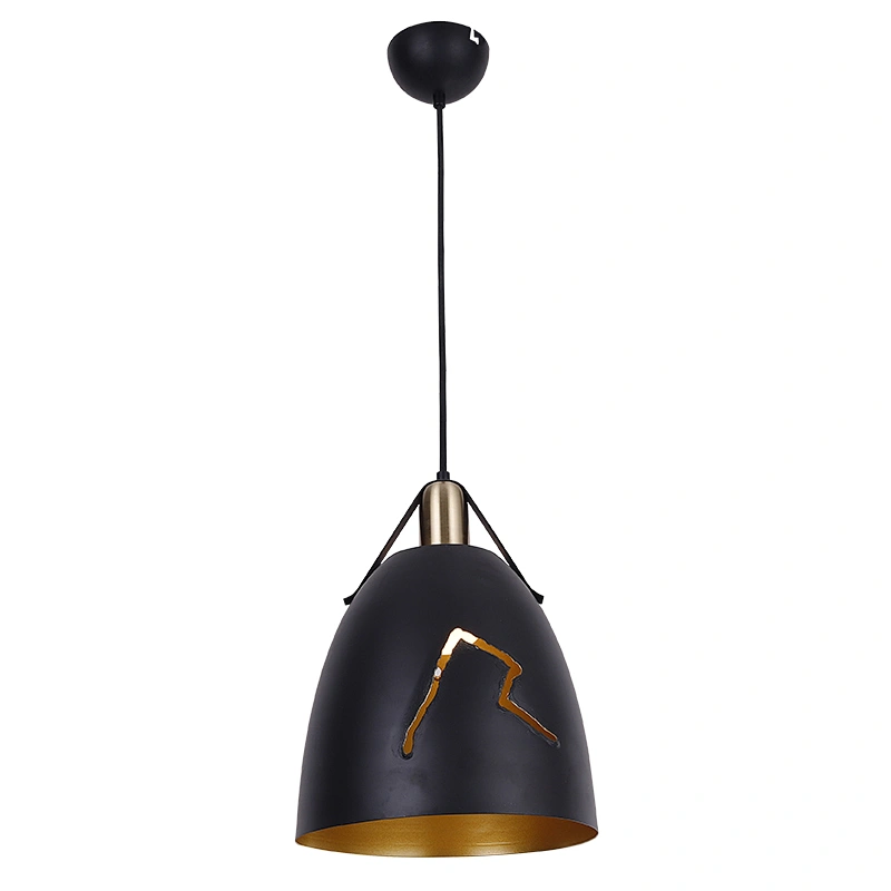 Vintage New Product Industrial Black Painting Metal Pendant Light