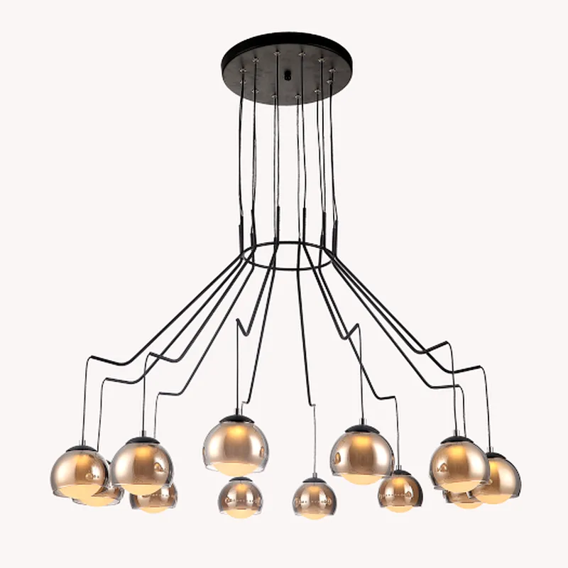 LED Nordic modern chandelier beautiful high quality hall chandelier