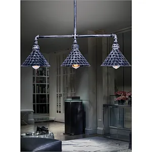 European classical industrial style iron art E27*3 pendant light hotel home dinning room decoration pendant light