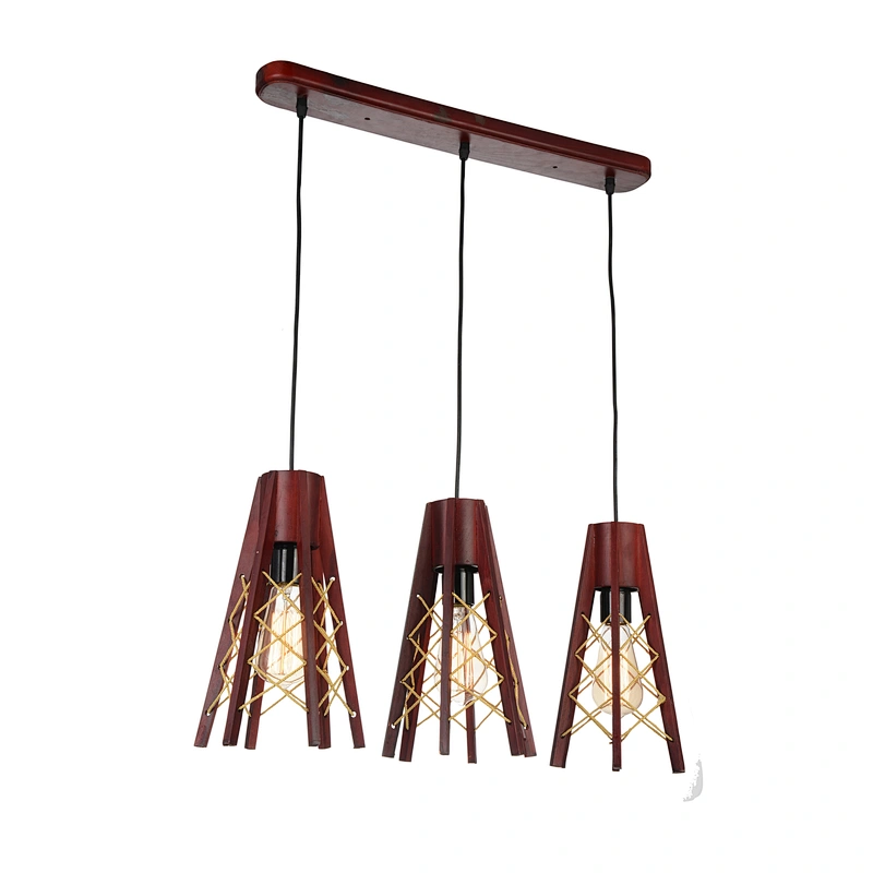 Wooden pendant light high quality modern hanging light