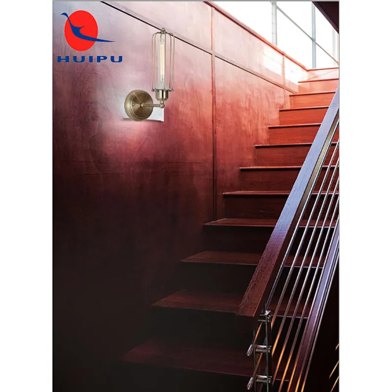 Wall-mounted elegant restaurant brass appliques murales