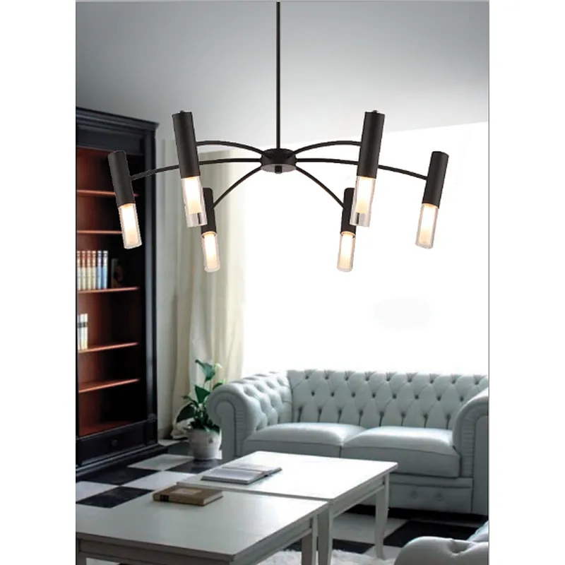 bauhaus style black pendant light