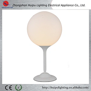 Modern big ball shape acrylic table lamp