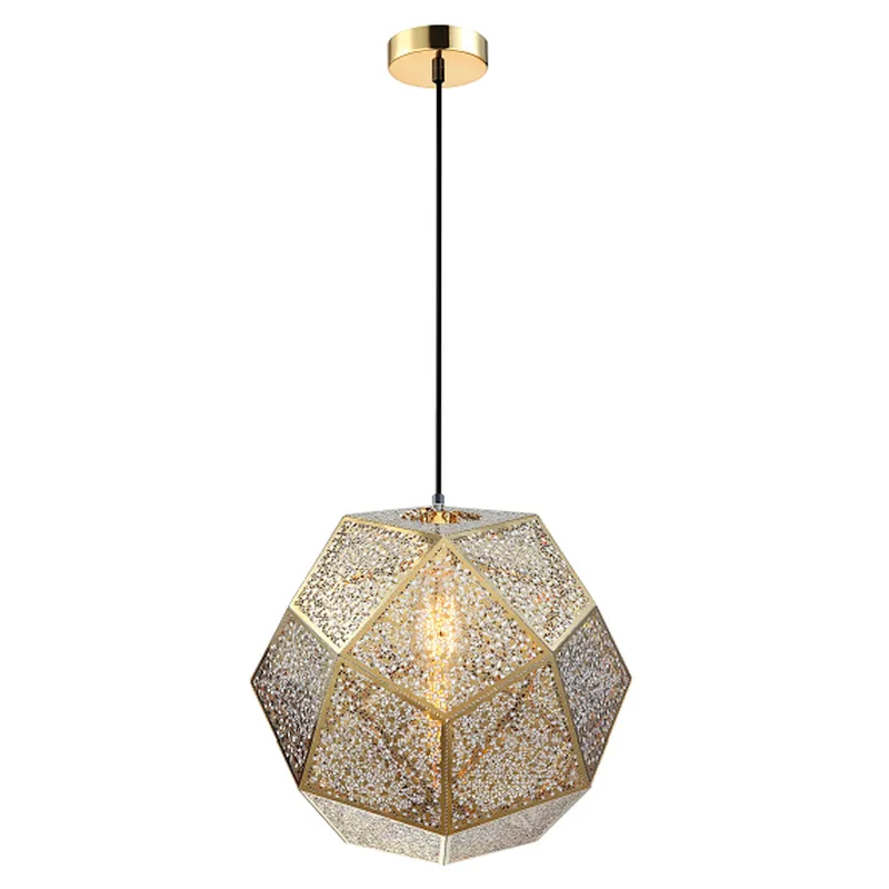 Fancy golden pendant light luxury E27 indoor lighting