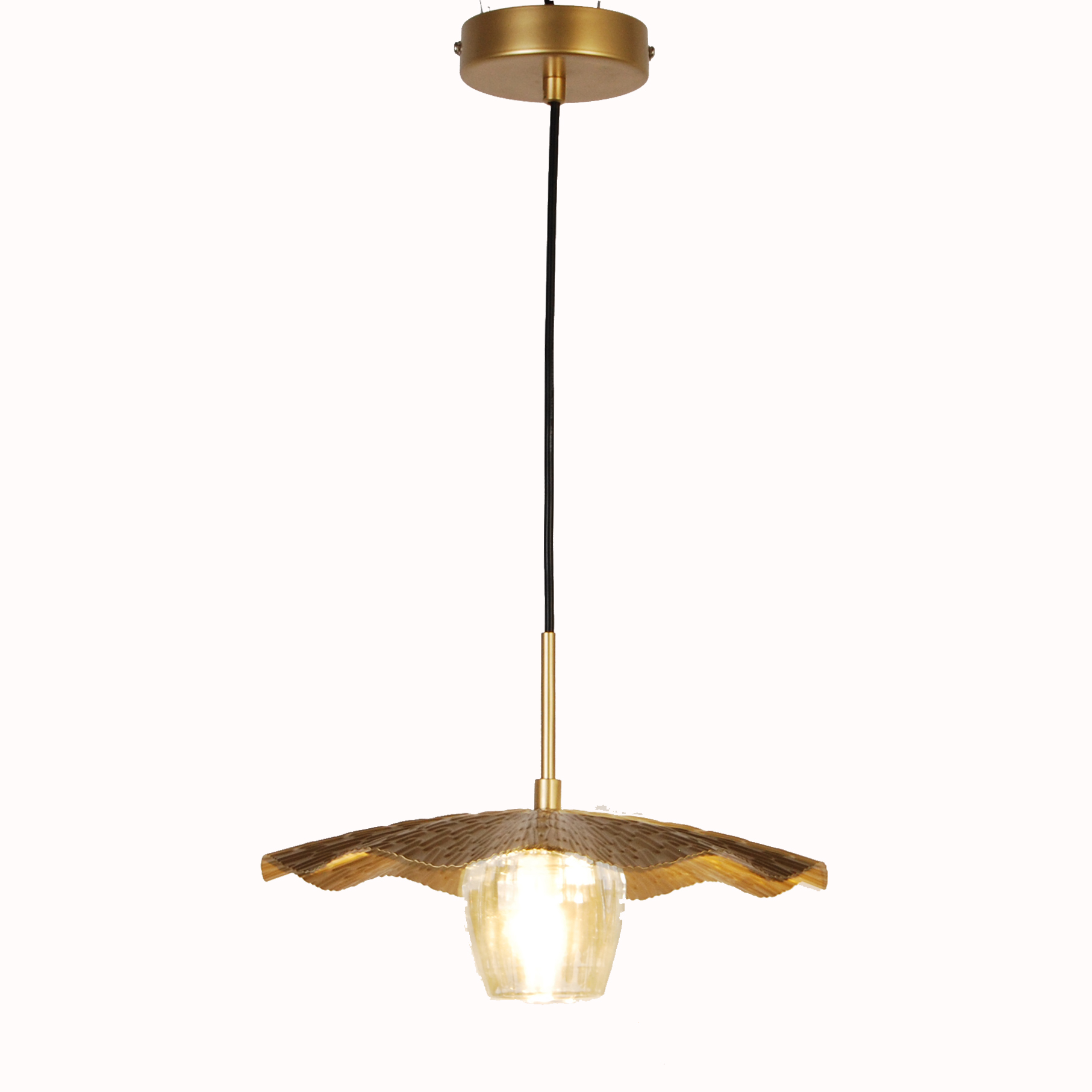 Nordic style modern light luxury beautiful gold dining chandelier crystal meals pendant light