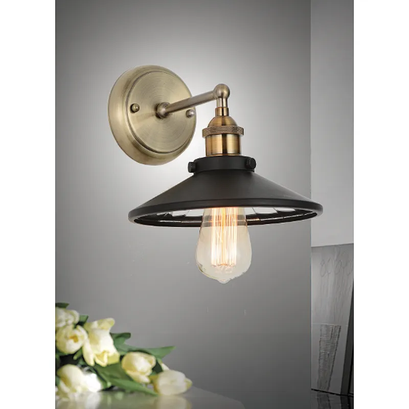 retro simple industrial style E27 wall light vintage rural wall lamp