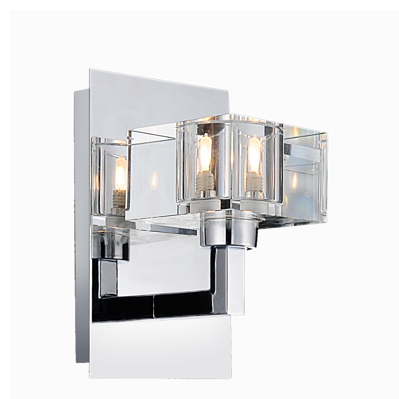 Modern luxury LED K9 crystal wall lamp high quality home hotel bedside loft decoration wall lamp