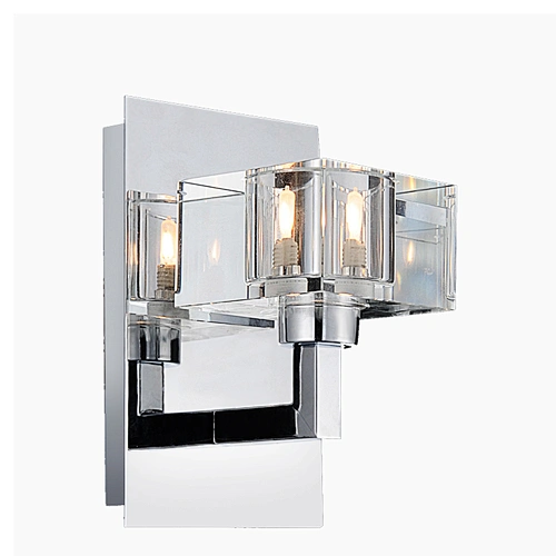 Modern luxury LED K9 crystal wall lamp high quality home hotel bedside loft decoration wall lamp