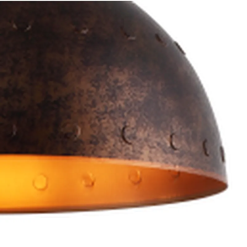 American industrial style rustic iron art pendant light