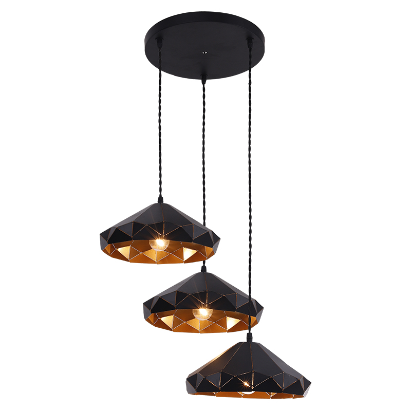 Zhongshan Lighting Factory Classical Kitchen Design Black Pendant Light
