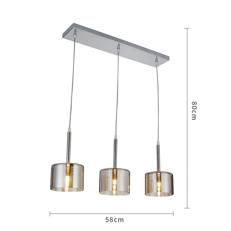 Luxury European Style Indoor Decorate Chandelier Glass Pendant Hanging Light