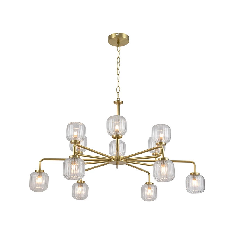European style contemporary chandelier good quality black and gold g9 art glass chandelier pendant light