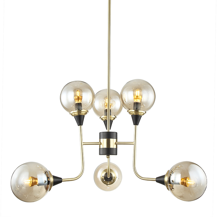 Modern new product residential French style light satin gold chandelier
