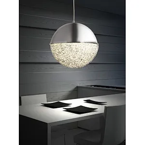 Beautiful European modern pendant light restaurant bar home hotel decoration LED  chrome pendant light