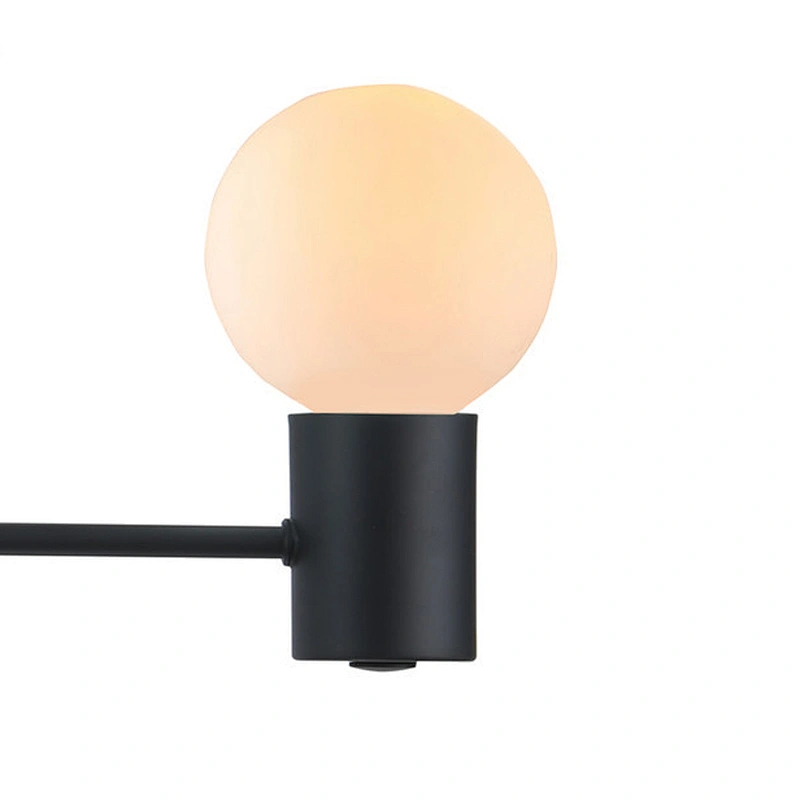 Modern black meals pendant light Zhongshan wholesale new design european indoor 6 lights chandelier