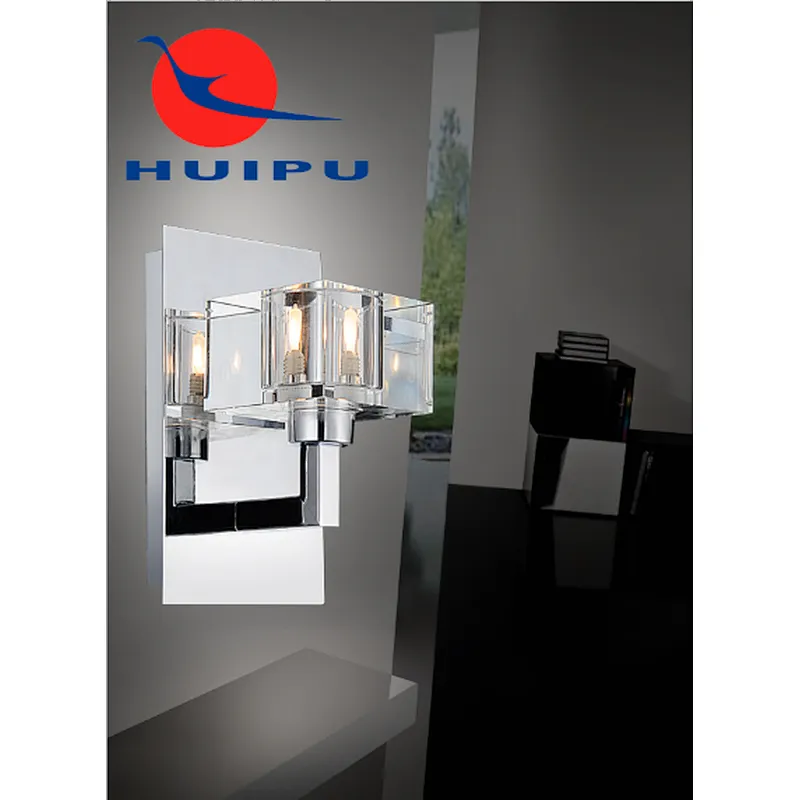Modern luxury LED K9 crystal wall lamp high quality home hotel bedside loft decoration wall lamp