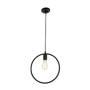 Contemporary painting pendant light good quality black E27 restaurant bar home hotel decoration pendant light