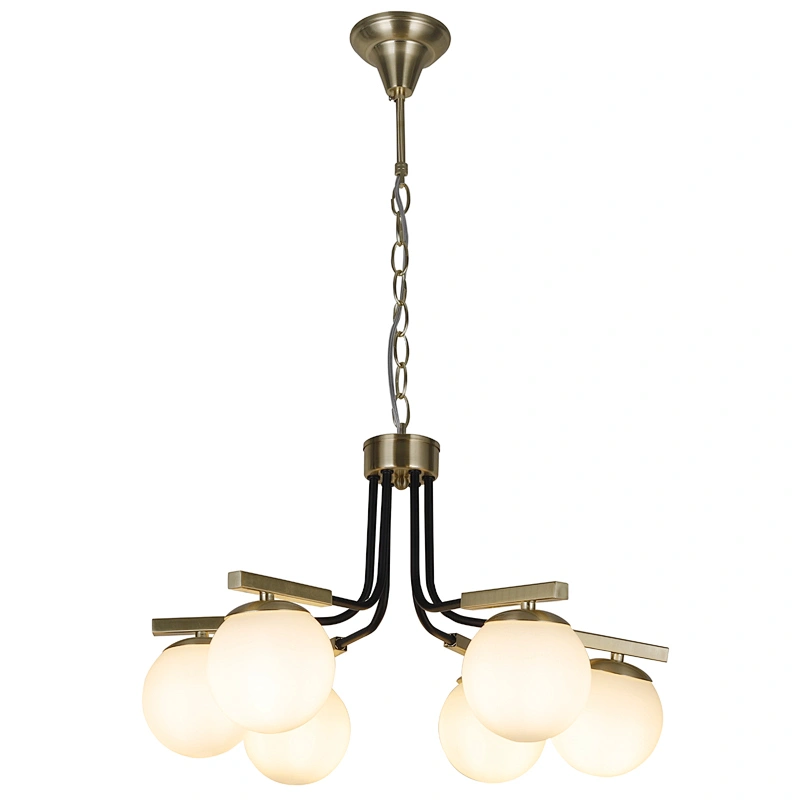 New design european modern simple pendant lamp E14 lamp holder  glass globe living room chandeliers