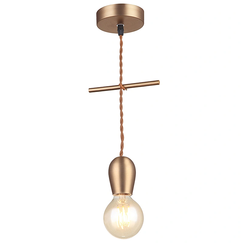 Vintage Fancy Copper Bar Restaurant Bedside Nordic Metal Lamp E27 Holder Single Simple Villa Wall Lamp