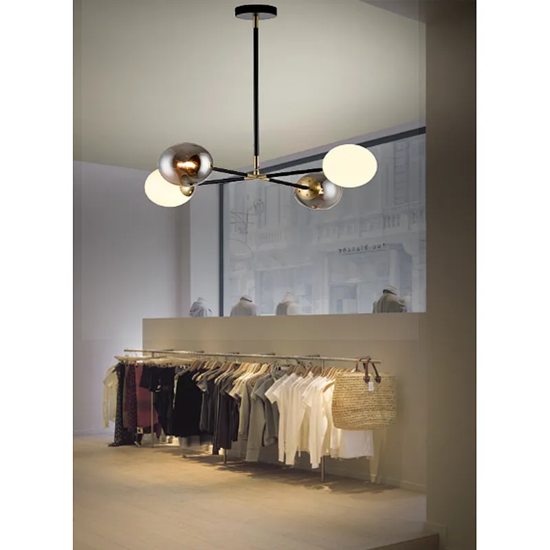 Pendant light modern creative home decoration 4 lights LED chandelier pendant light