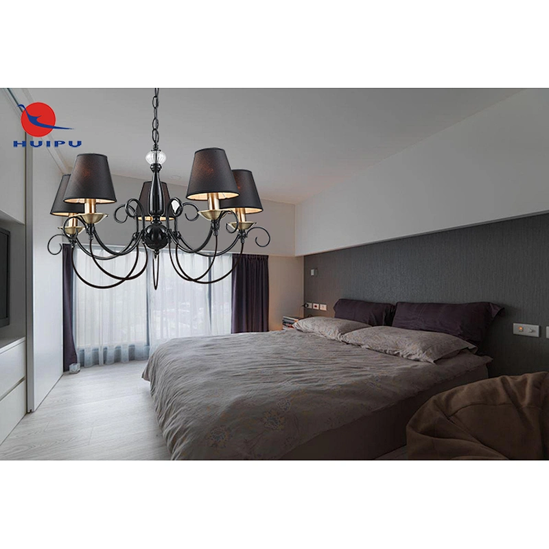 European Design Modern Farmhouse Used 5 Lights E14 Holder Bedroom Lighting Chandelier