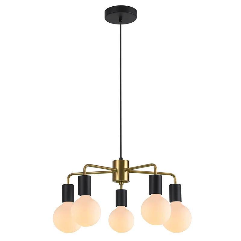 China wholesale 2021 new design iron chandelier European style modern E27 chandelier pendant light