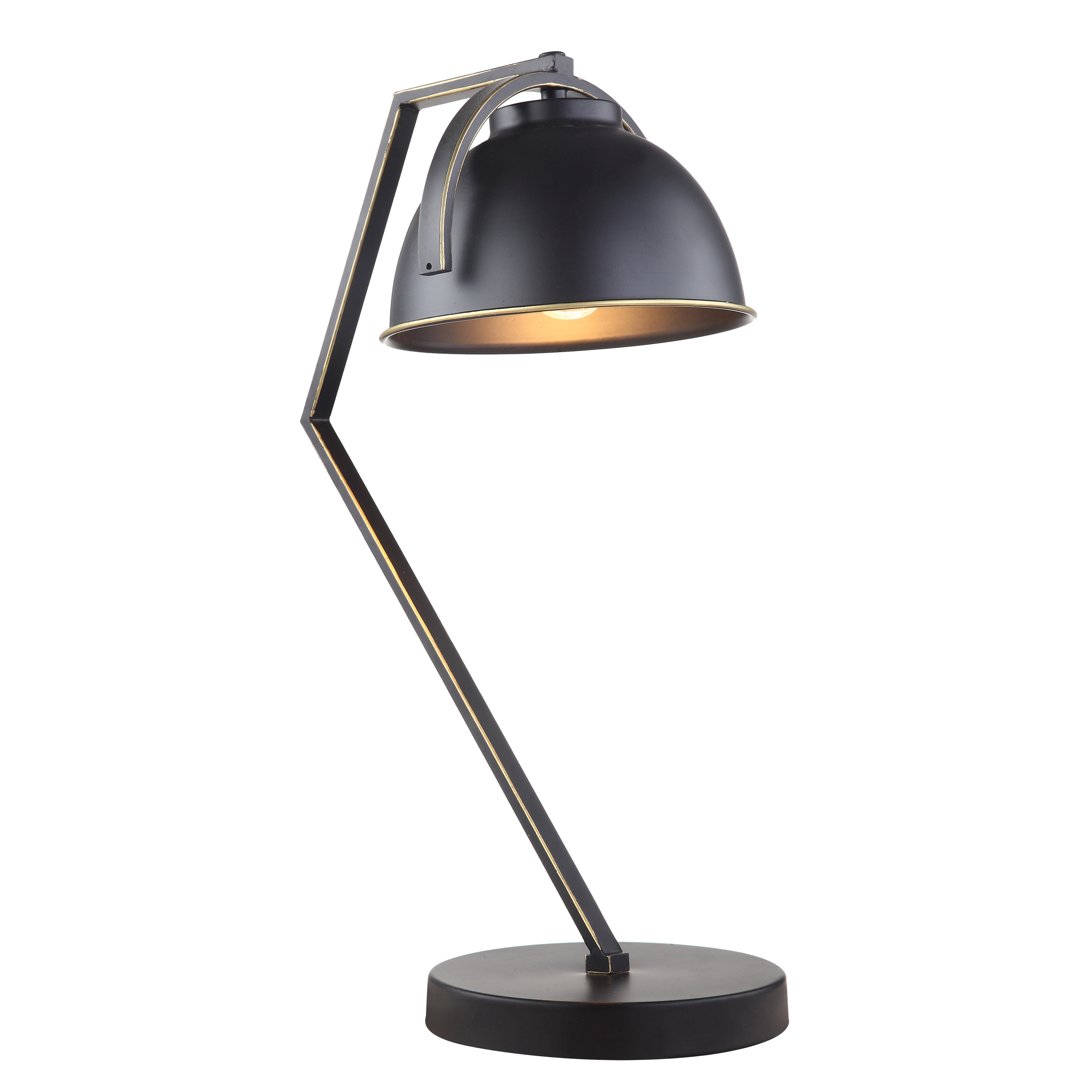industrial iron black table lamp