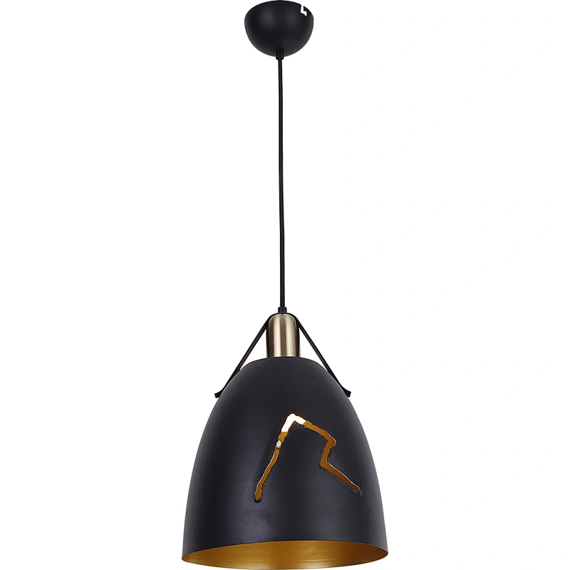 Post Modern Iron Art Unique Antique Rusty Bronze Bar Home Indoor Pendant Light