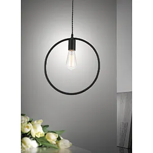 Contemporary painting pendant light good quality black E27 restaurant bar home hotel decoration pendant light