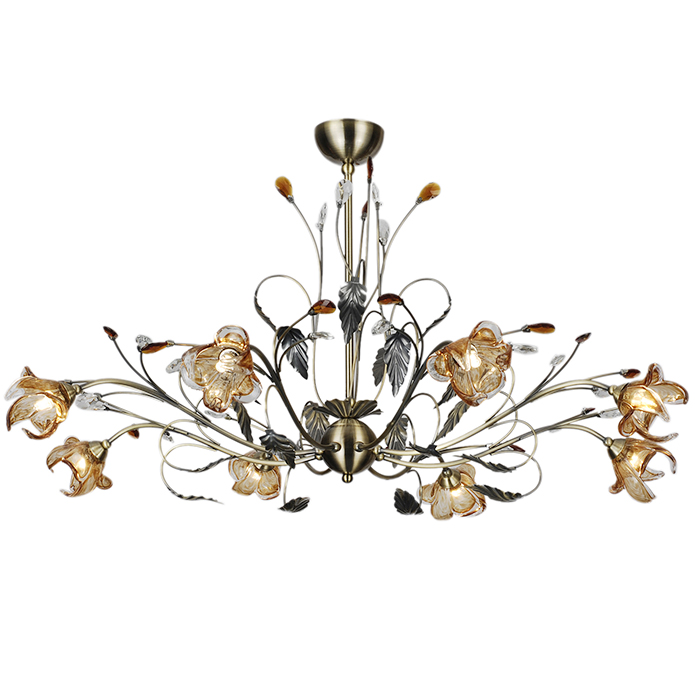 Hot sell new bronze flowers shape design chandelier