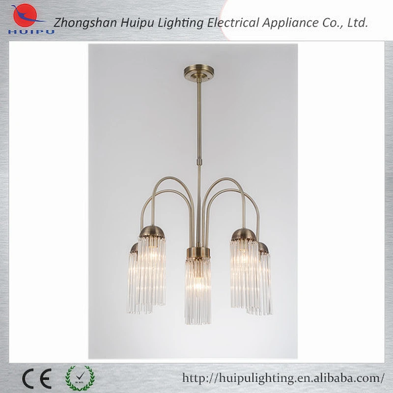 French style AB color glass crystal electric energy saving chandelier lamp