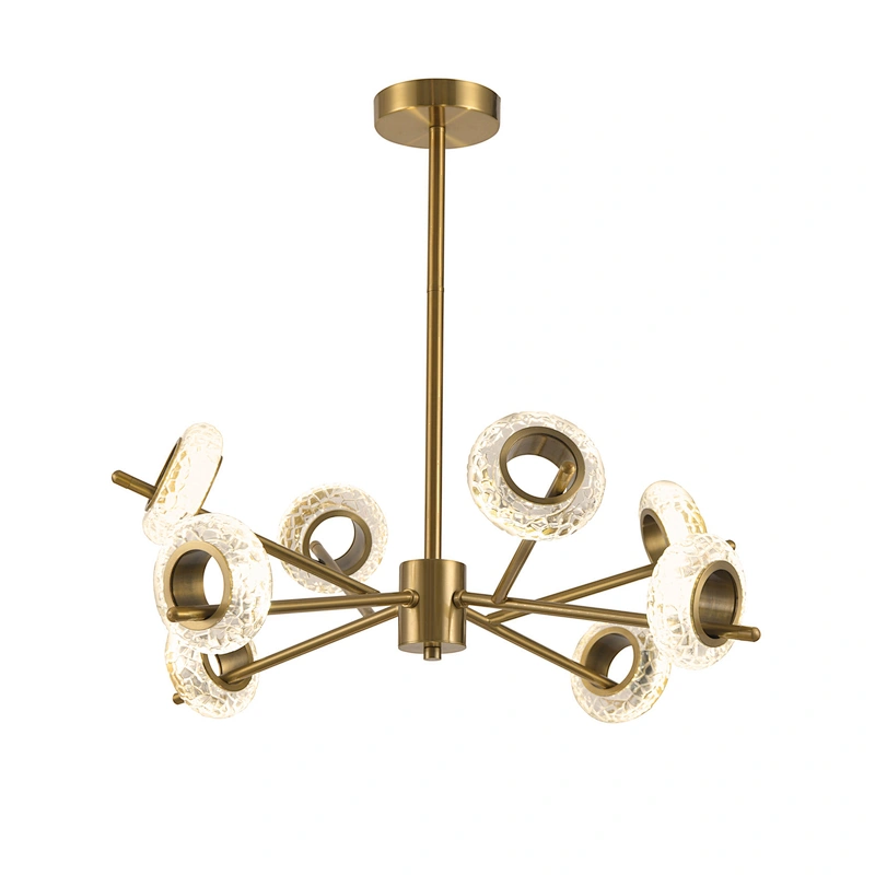modern LED indoor decoration luxury crystal chandelier