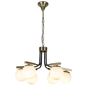 Luxury Pendant Light Concise Style Modern Hotel Villa Glass Globe Chandeliers Pendant Light with E14 Lamp Holder
