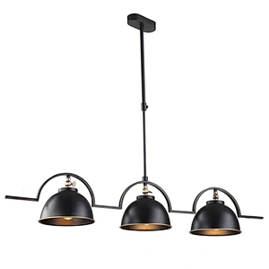 Industrial spray paint black iron art pendant light restaurants cafes bars decoration light