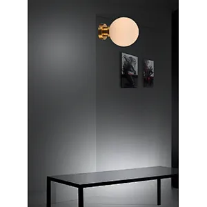 European modern opal glass wall ceiling light