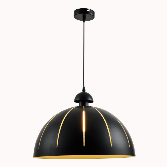 modern pendant light American black E27 meals pendant lamp