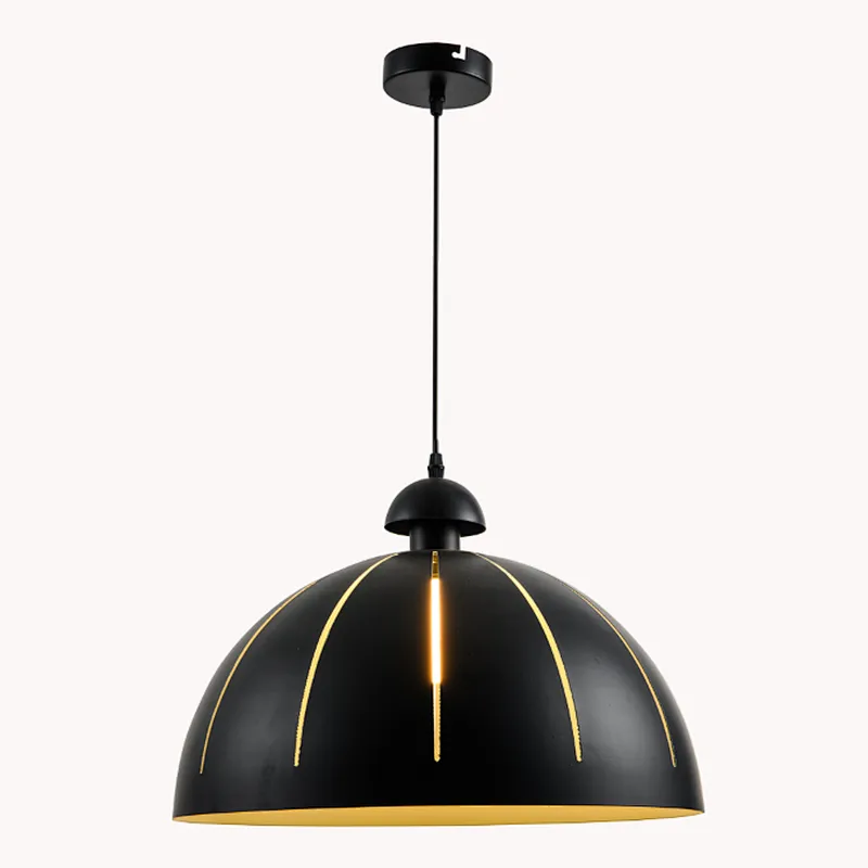 modern pendant light American black E27 meals pendant lamp