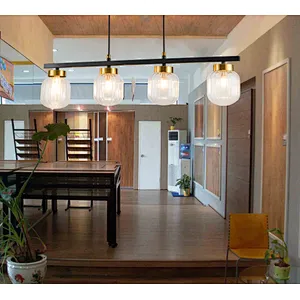 Modern pendant light good quality home hotel villa apartment new pendant light with glass shade