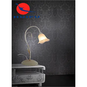 European table lamp classical glass shade home hotel study decoration table lamp