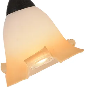 UK hand made flower shade glass chandelier pendant lamp