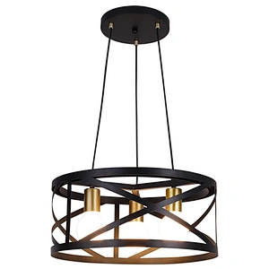 Industrial Metal Cage Light Bar Restaurant Hanging Pendant Light