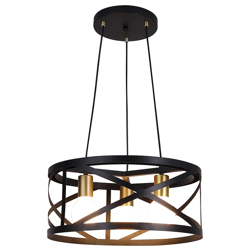 Industrial Metal Cage Light Bar Restaurant Hanging Pendant Light