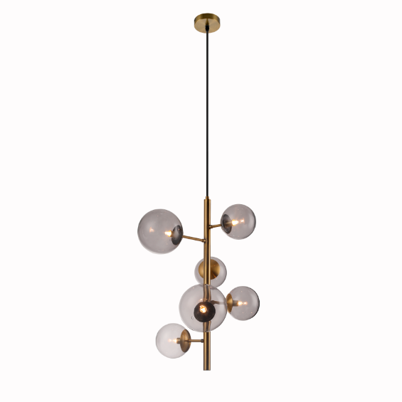 Beautiful modern creative grey glass pendant light restaurant bar home hotel decoration led pendant light
