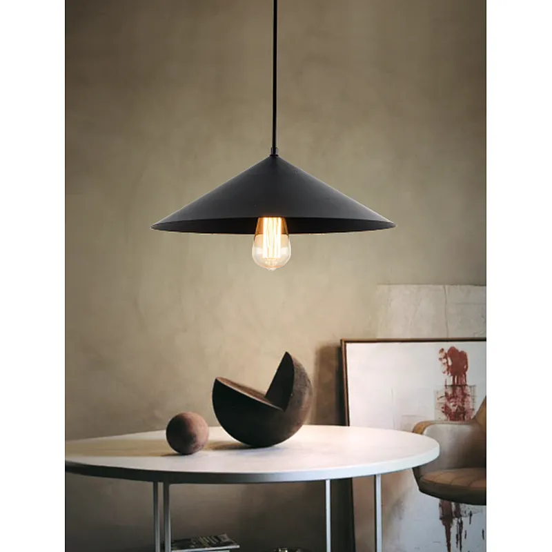 Good quality black pendant light european iron art meals hotel home E27  kitchen restaurant pendant lamp
