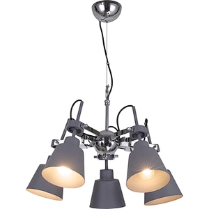 Nordic Post-modern Fashionable Industrial Grey Trumpet Metal Chandelier Pendant Light
