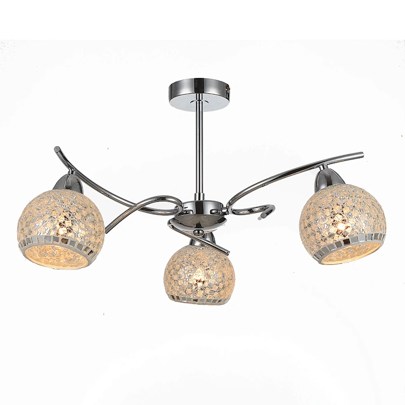 Mosaic glass ceiling lamp modern luxury E27 decoration ceiling light