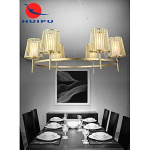 Modern luxury elegant nobel gold chandelier pendant light