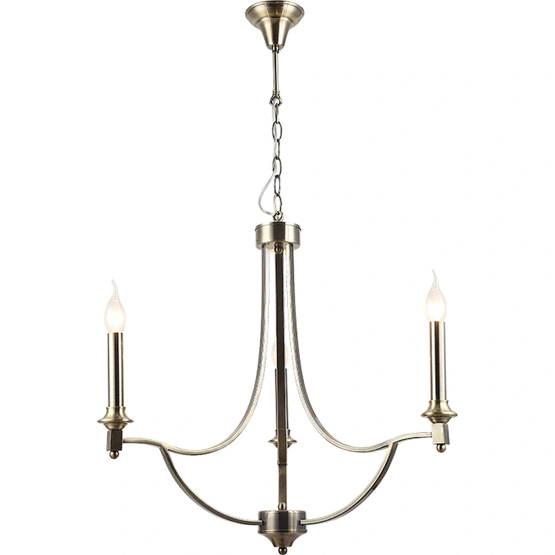 Art Deco Modern Spanish Style Gold Antique Brass Plating Indoor Pendant Light