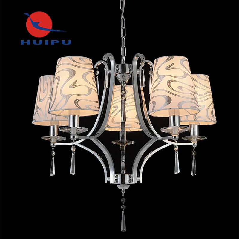 Lighting manufactory chrome finish crystal chandelier made in China